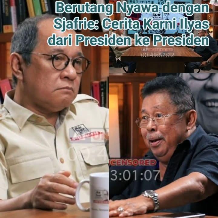 Dari Soeharto ke Prabowo: Catatan Karni Ilyas tentang Wajah Kebebasan Pers